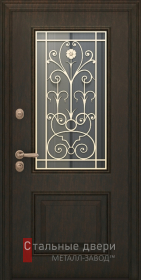 Входные двери МДФ в Щербинке «Двери МДФ со стеклом»