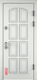 Входные двери МДФ в Щербинке «Белые двери МДФ»